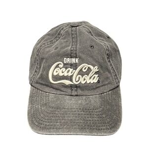 American Needle Raglan Wash Coke Coca Cola Logo Dad Hat Black